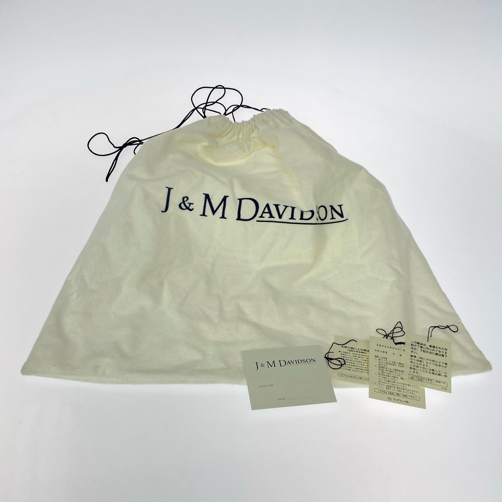 ショルダーバッグ J&M DAVIDSON アニマル トートバッグ 茶 ブラウン