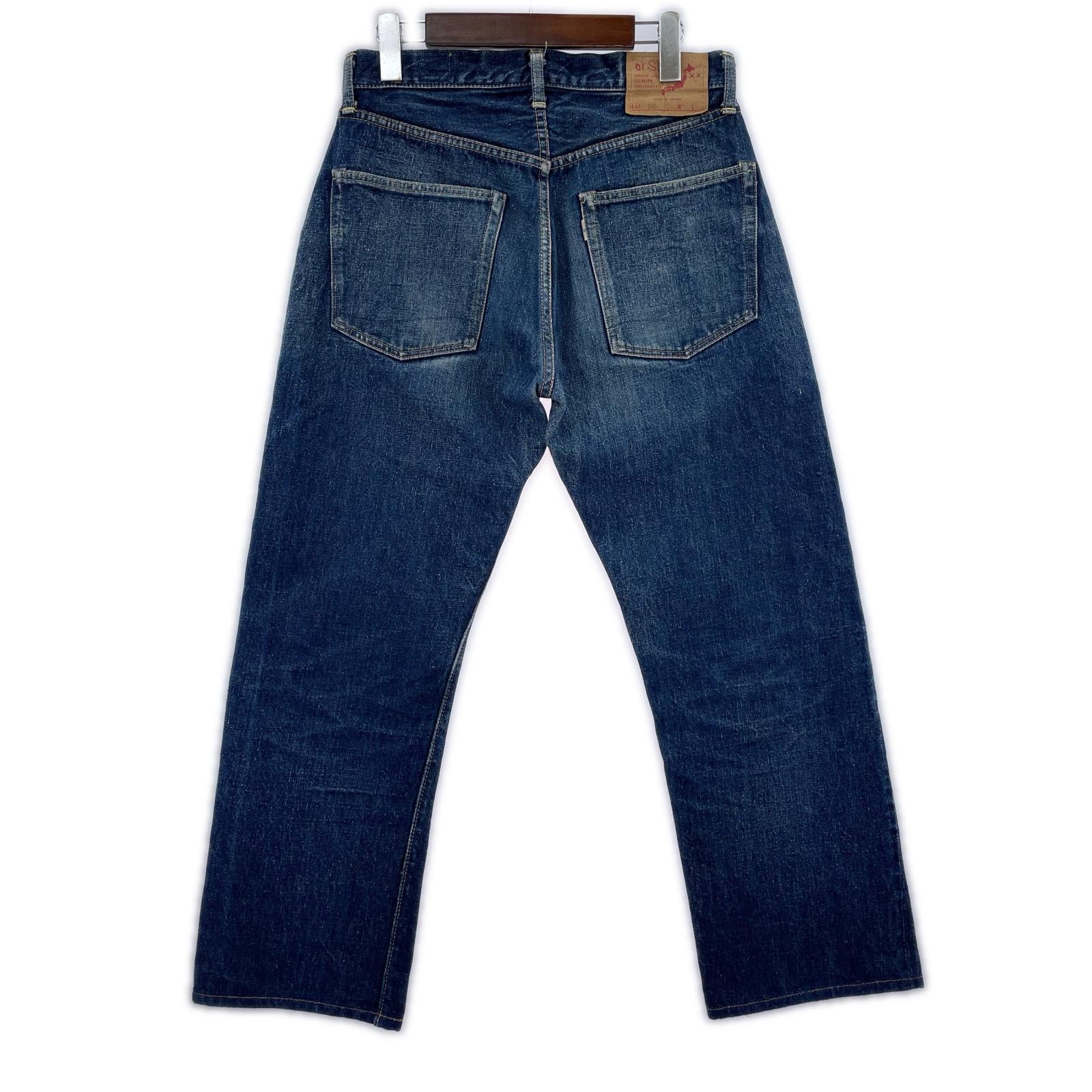デニムパンツ セルビッチ デニム Lot 105 Ｓ インディゴ S