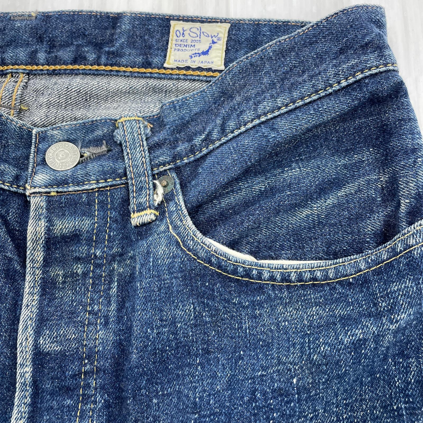 デニムパンツ セルビッチ デニム Lot 105 Ｓ インディゴ S