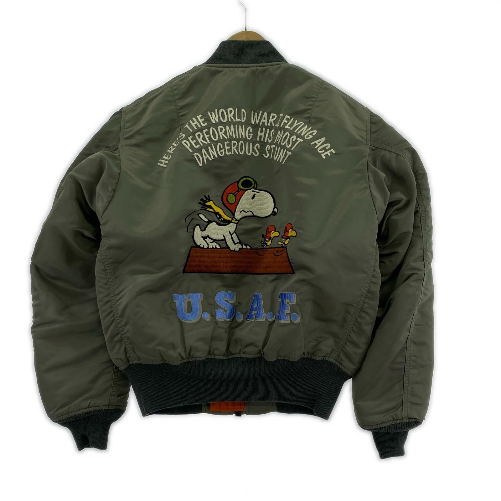 ジャケット TMJ2523 TYPE MA-1 SNOOPY U.S.A.F. (M) M カーキ