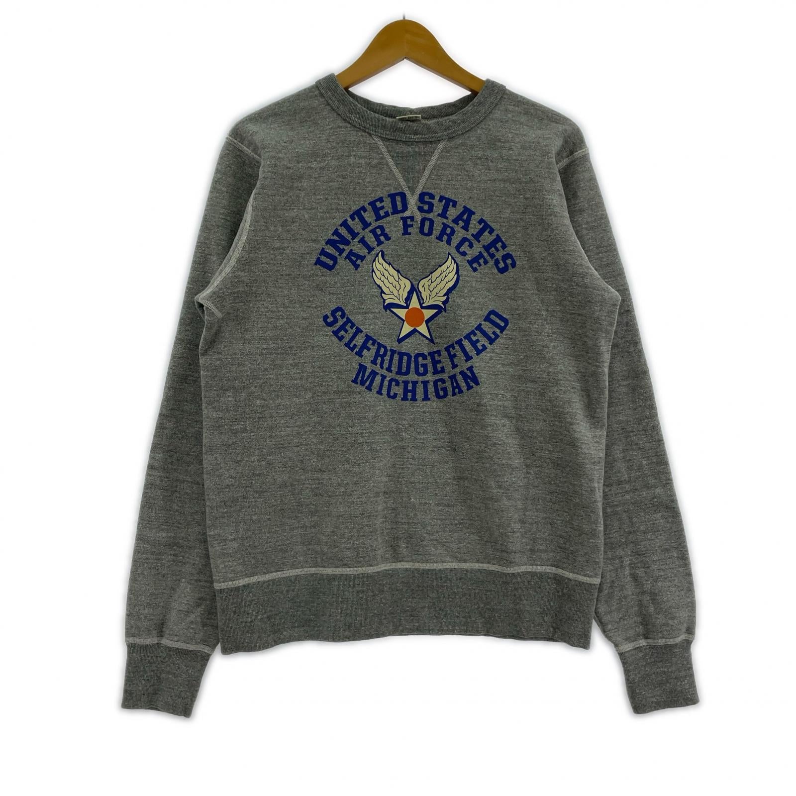 スウェット U.S.A.F. SELFRIDGE FIELD 灰 (M) M