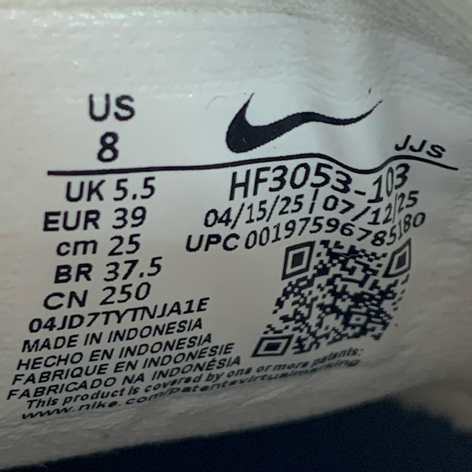 スニーカー HF3053-103　白 25cm (US7 UK6 1/2 EU40) ホワイト