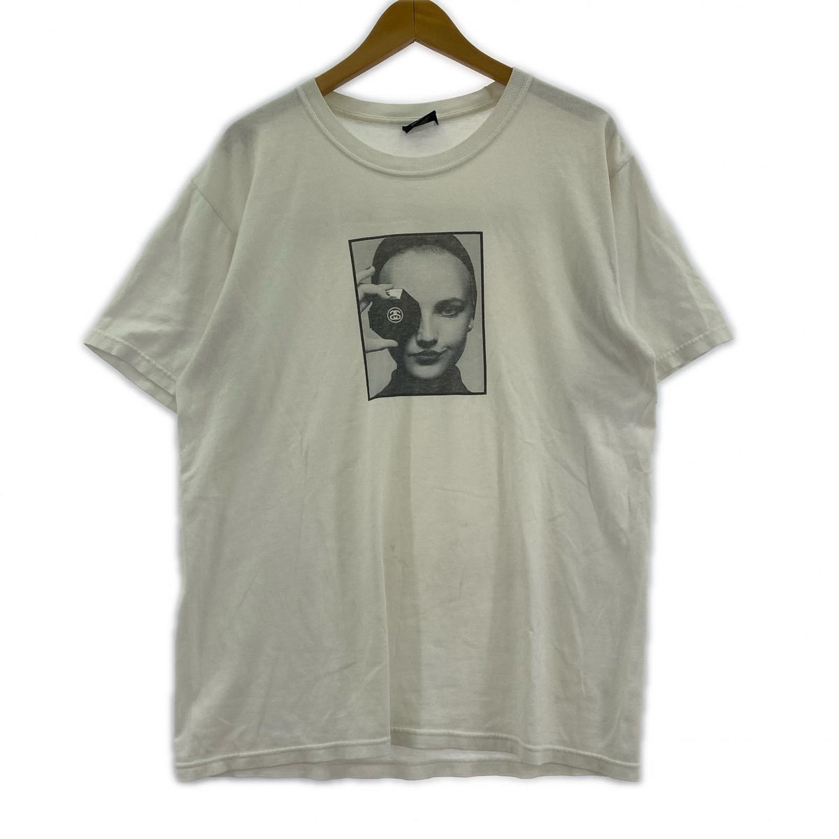 半袖Ｔシャツ stussy CHANEL KARL LAGERFELD tee M ホワイト