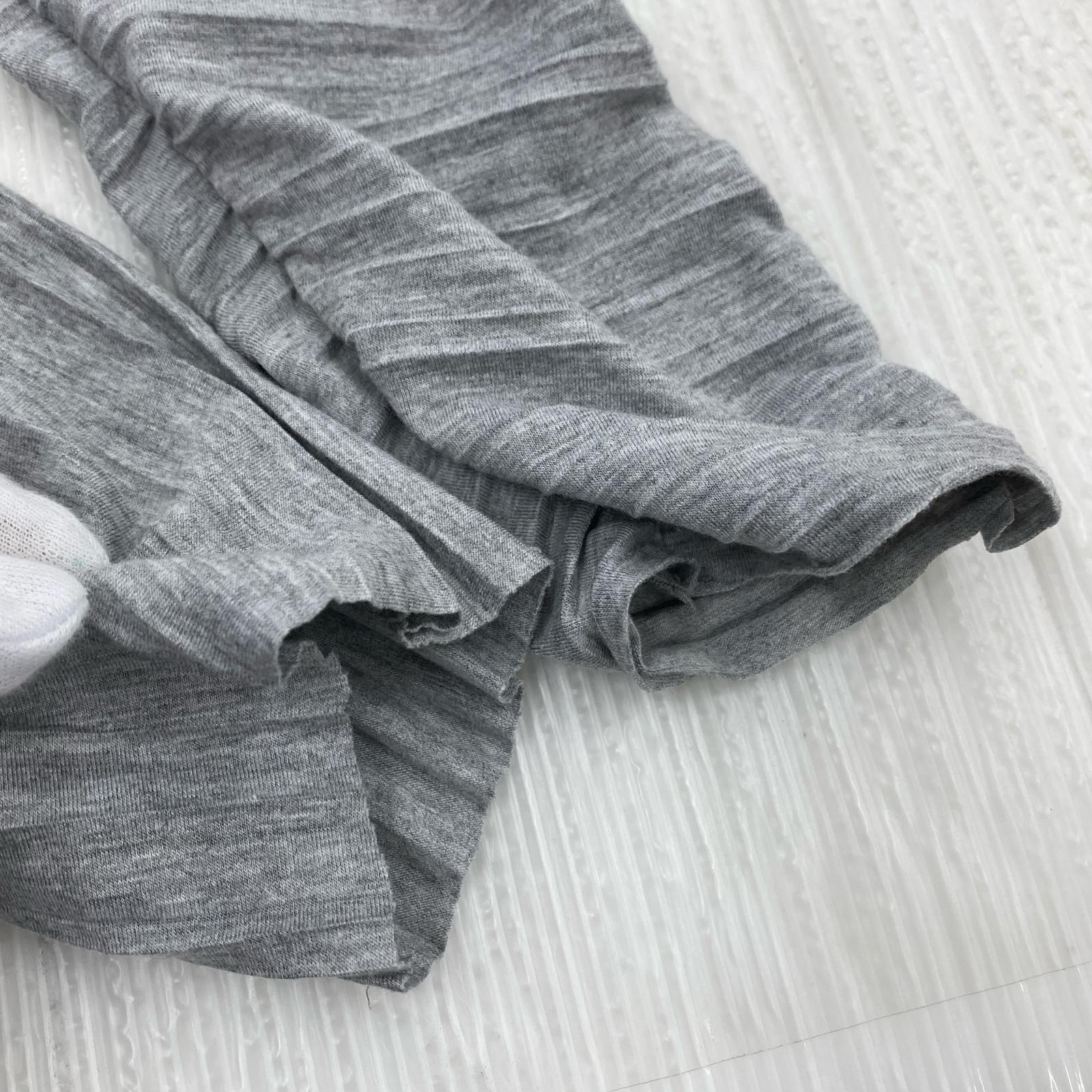長袖Ｔシャツ OPEN YY トップス (M) 灰 M グレー