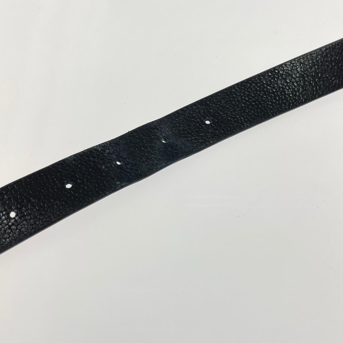 その他アクセサリー LEATHER MEDIUM BUCKLE BELT ブラック