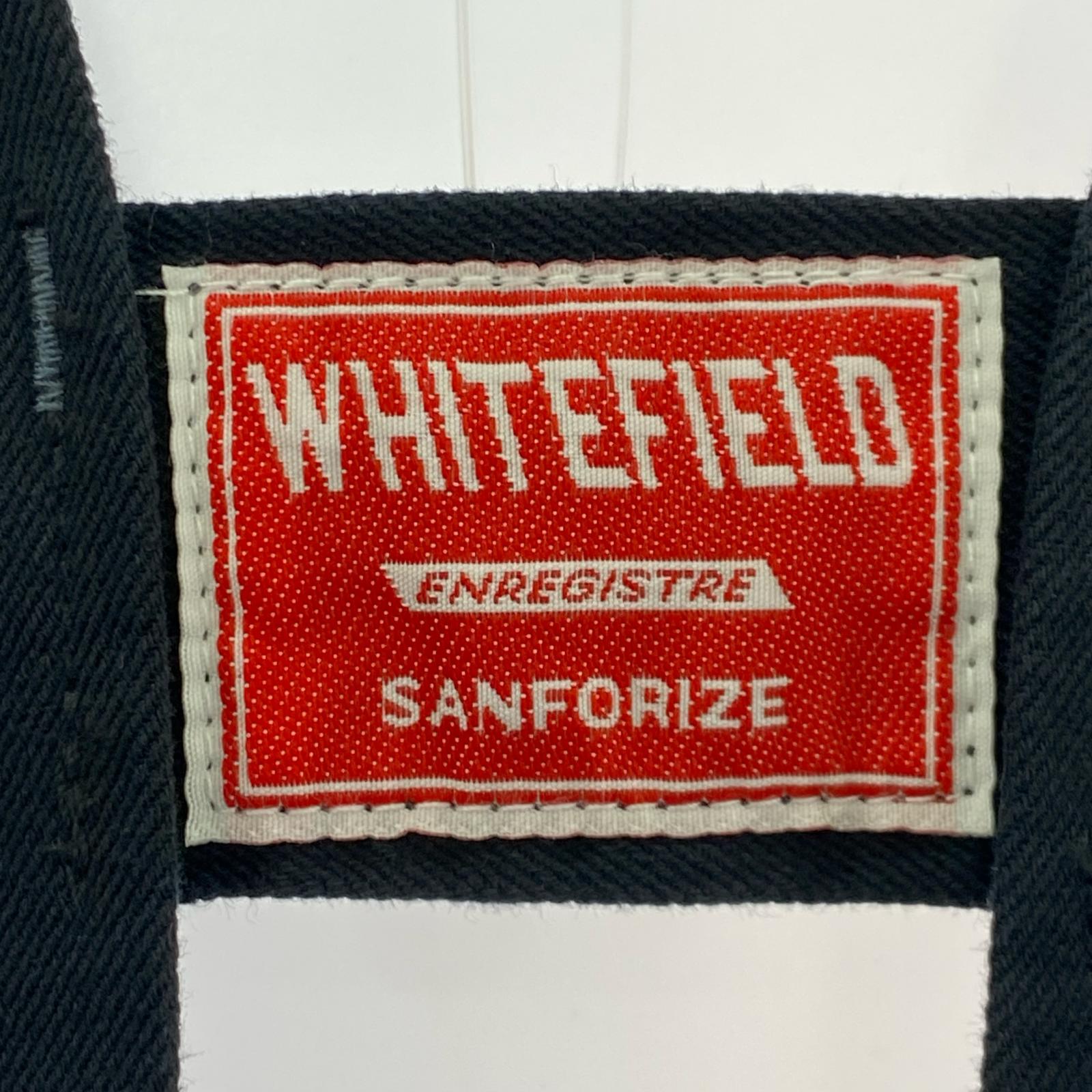 サロペット WHITE FIELD オーバーオール L ブラック
