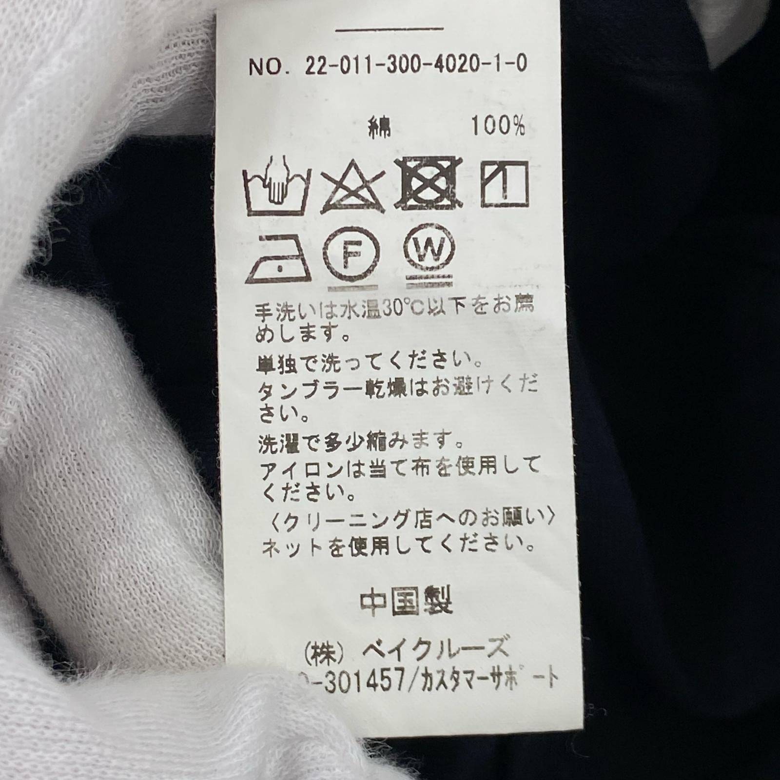 サロペット WHITE FIELD オーバーオール L ブラック