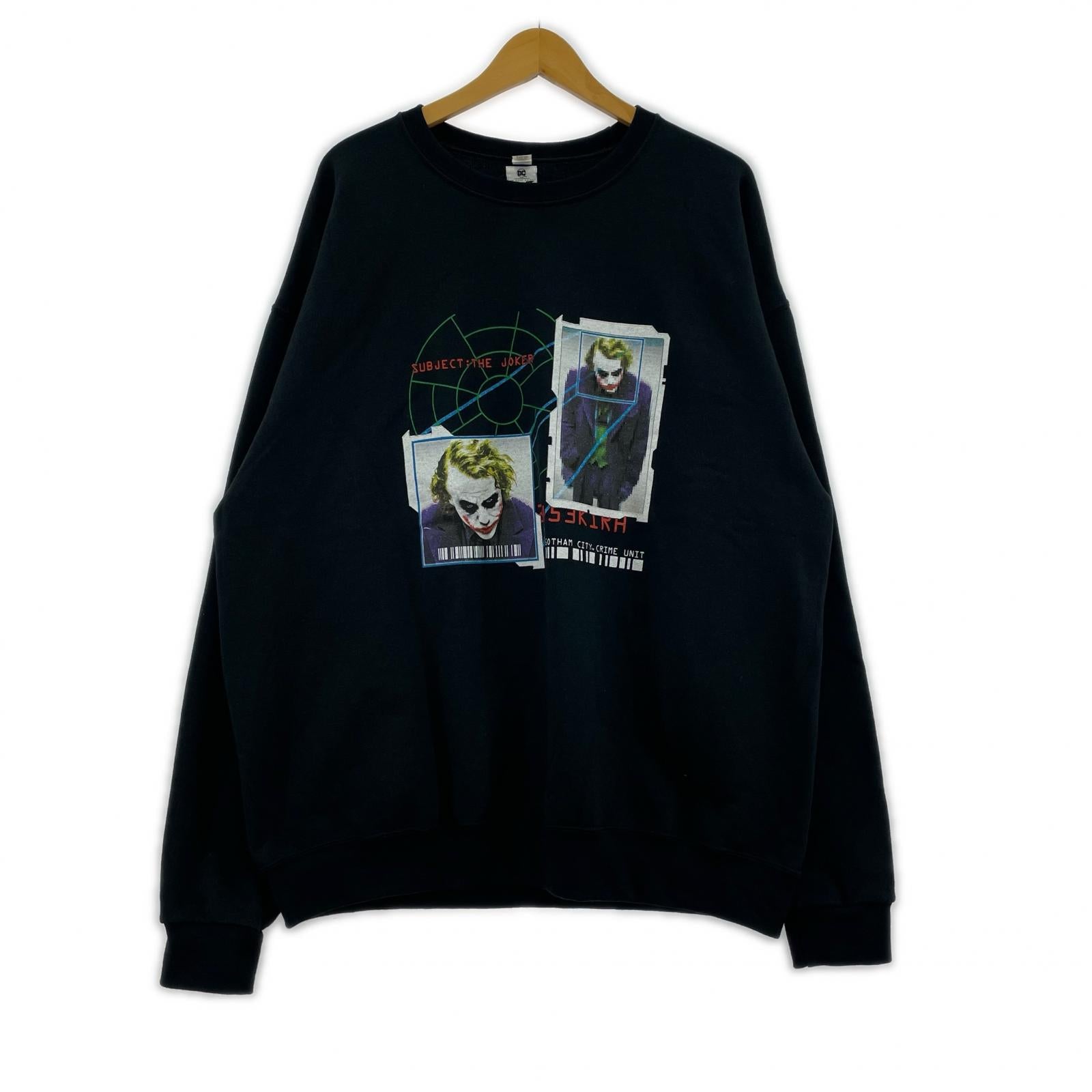 スウェット ×DARK NIGHT CREW NECK SWEAT SHIRT XL ブラック