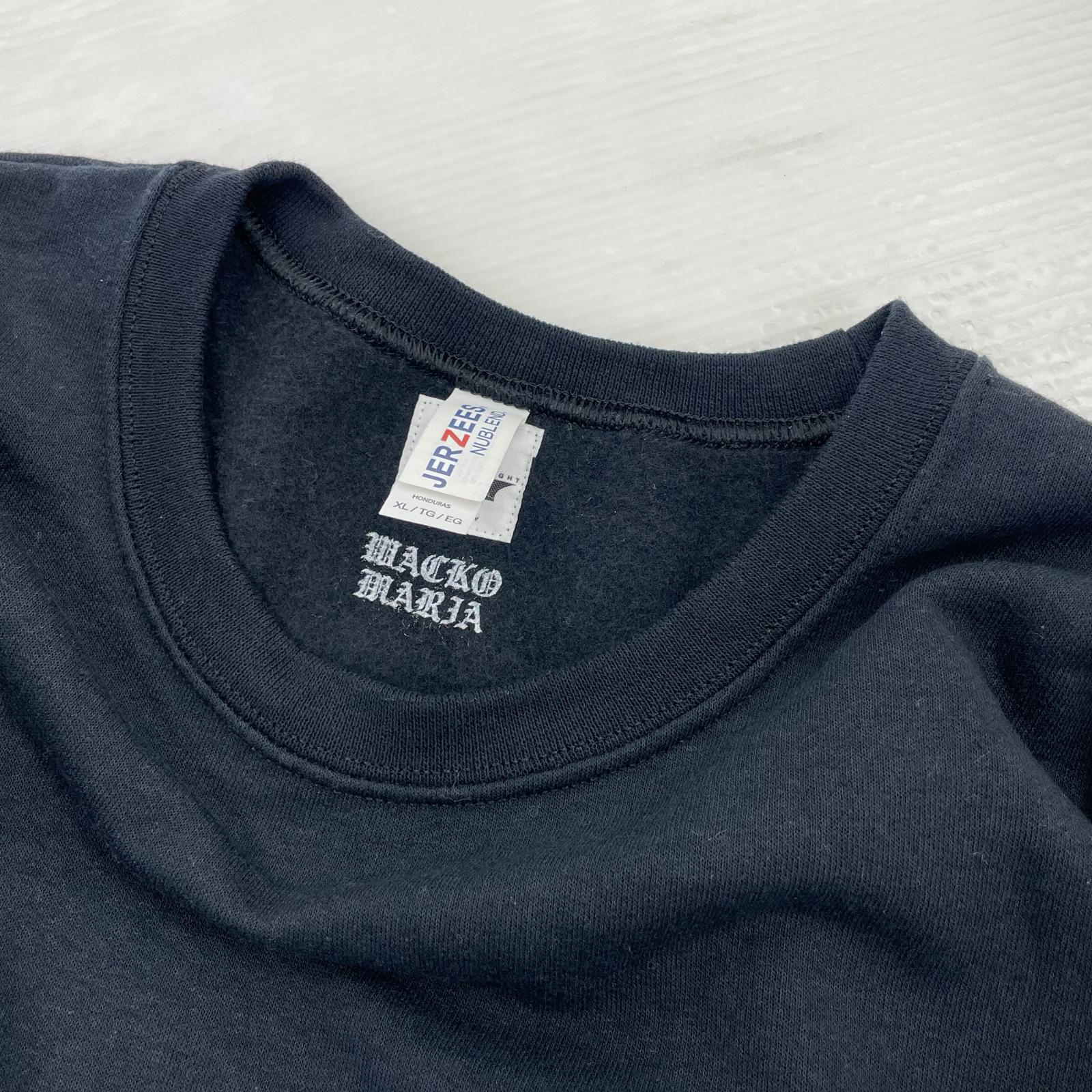 スウェット ×DARK NIGHT CREW NECK SWEAT SHIRT XL ブラック