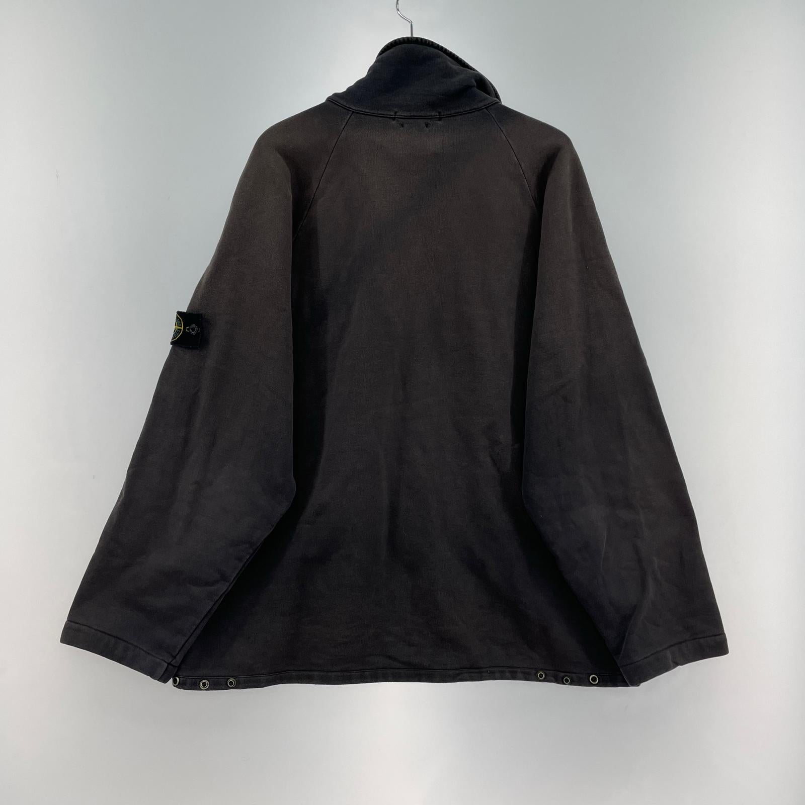スウェット 90s Half Zip Sweat (XL) ブラック