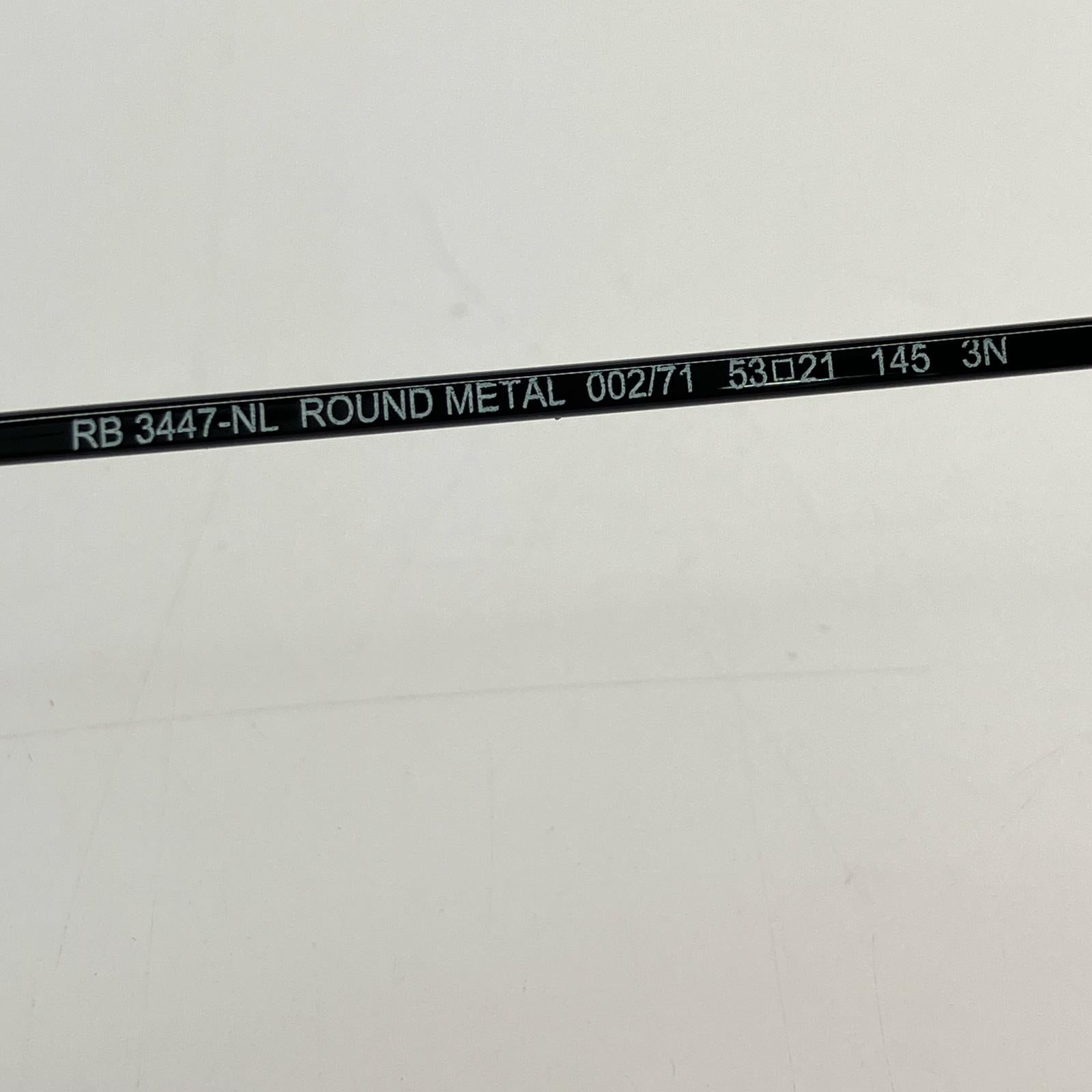 その他アクセサリー ROUND METAL サングラス RB3447-NL ブラック