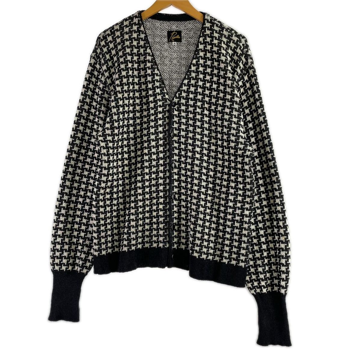 ジャケット V Neck Cardigan - Houndstooth M M