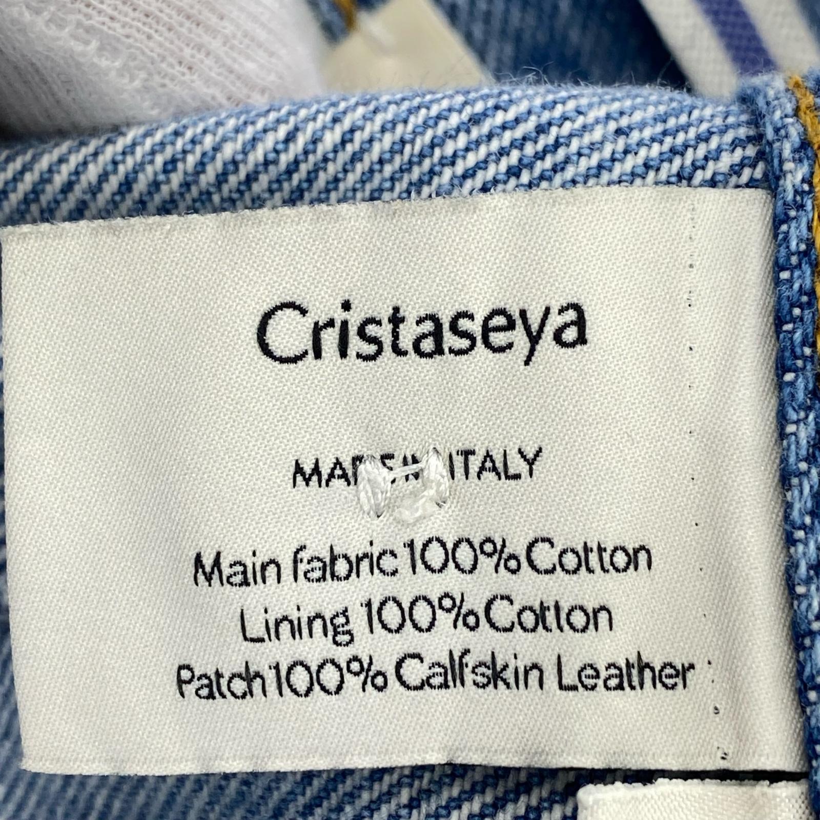 デニムパンツ cristaseya BLEACHED PLEATED DENIM M