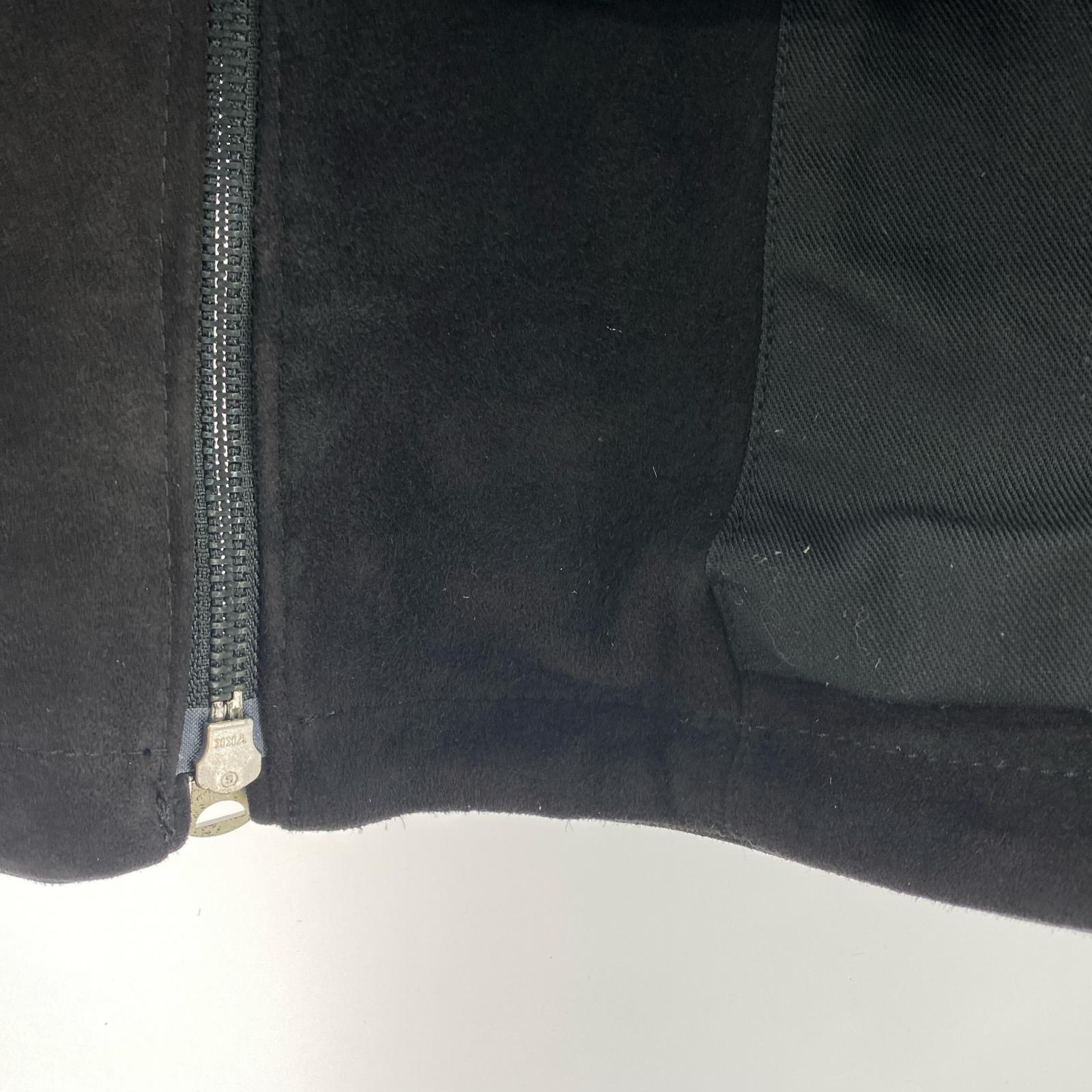 ライダースジャケット JANIS&Co SUEDE ライダース レザージャケット ブラック M ブラック