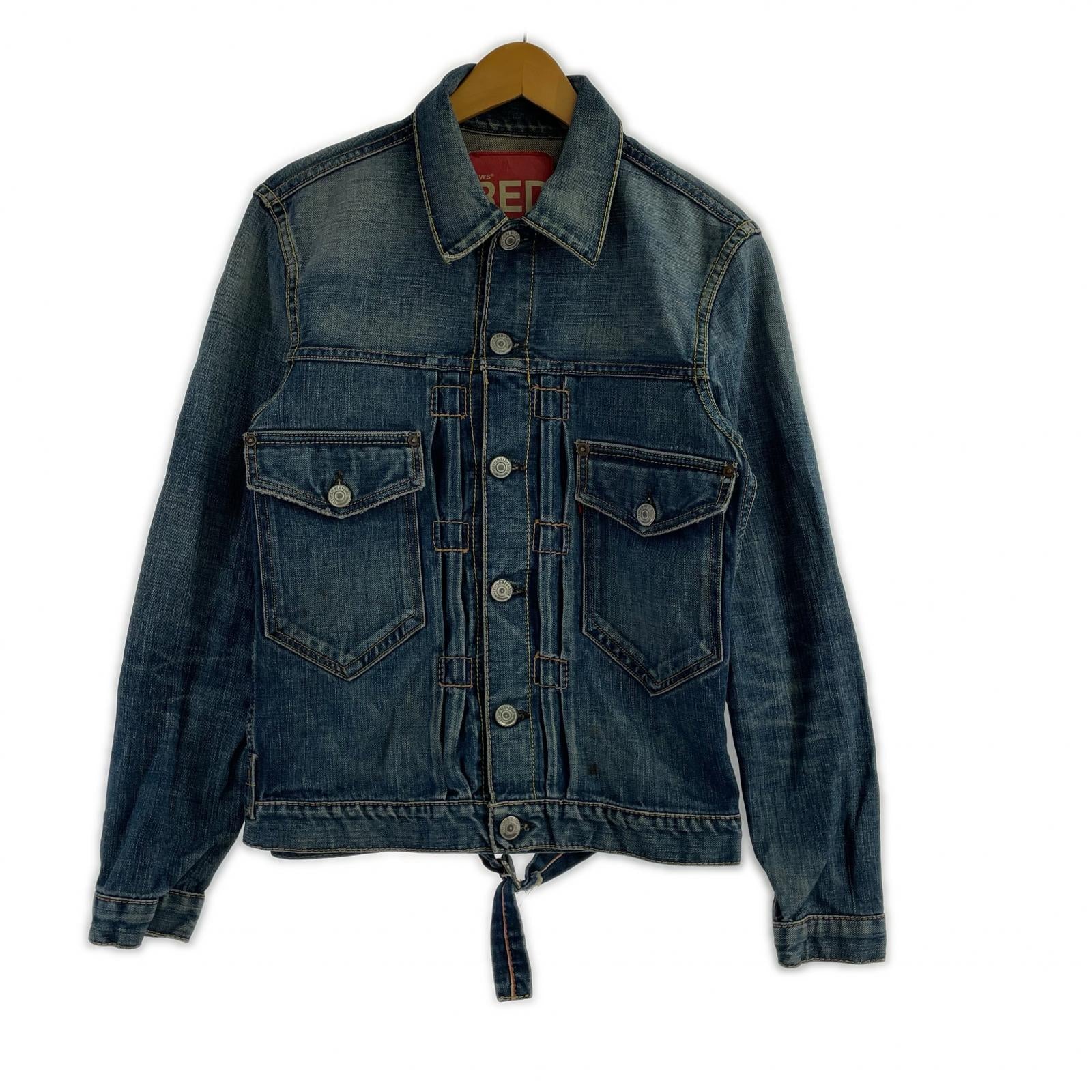 デニムジャケット Levi's RED デニムジャケット M ブルー