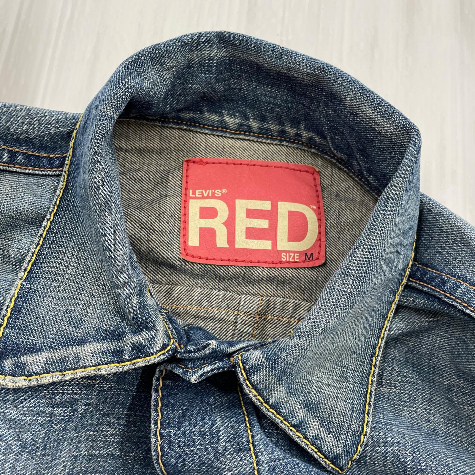 デニムジャケット Levi's RED デニムジャケット M ブルー