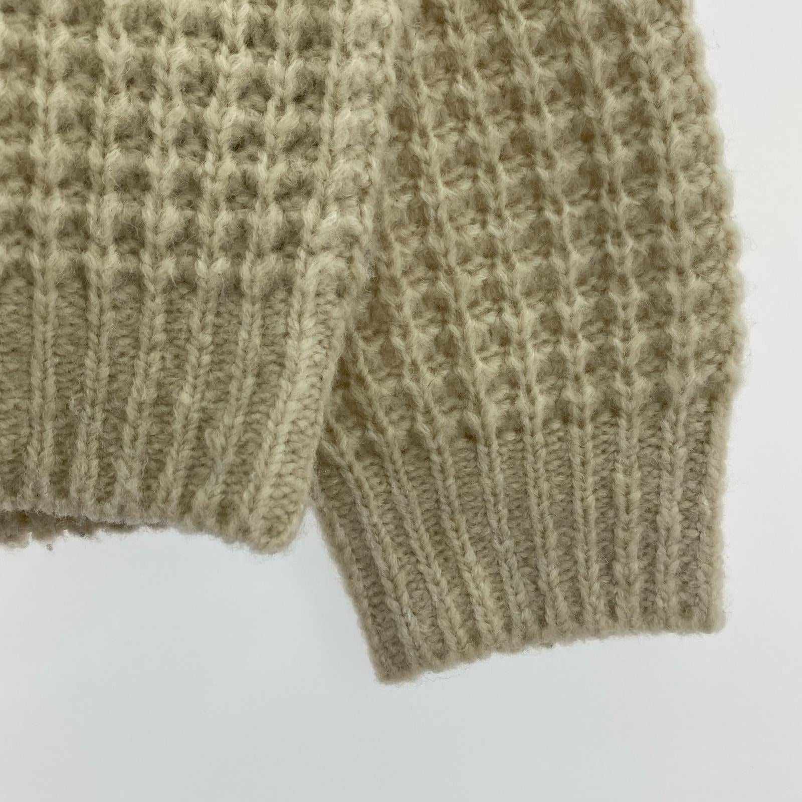 ニット SMALL BOX WAFFLE SWEATER M M
