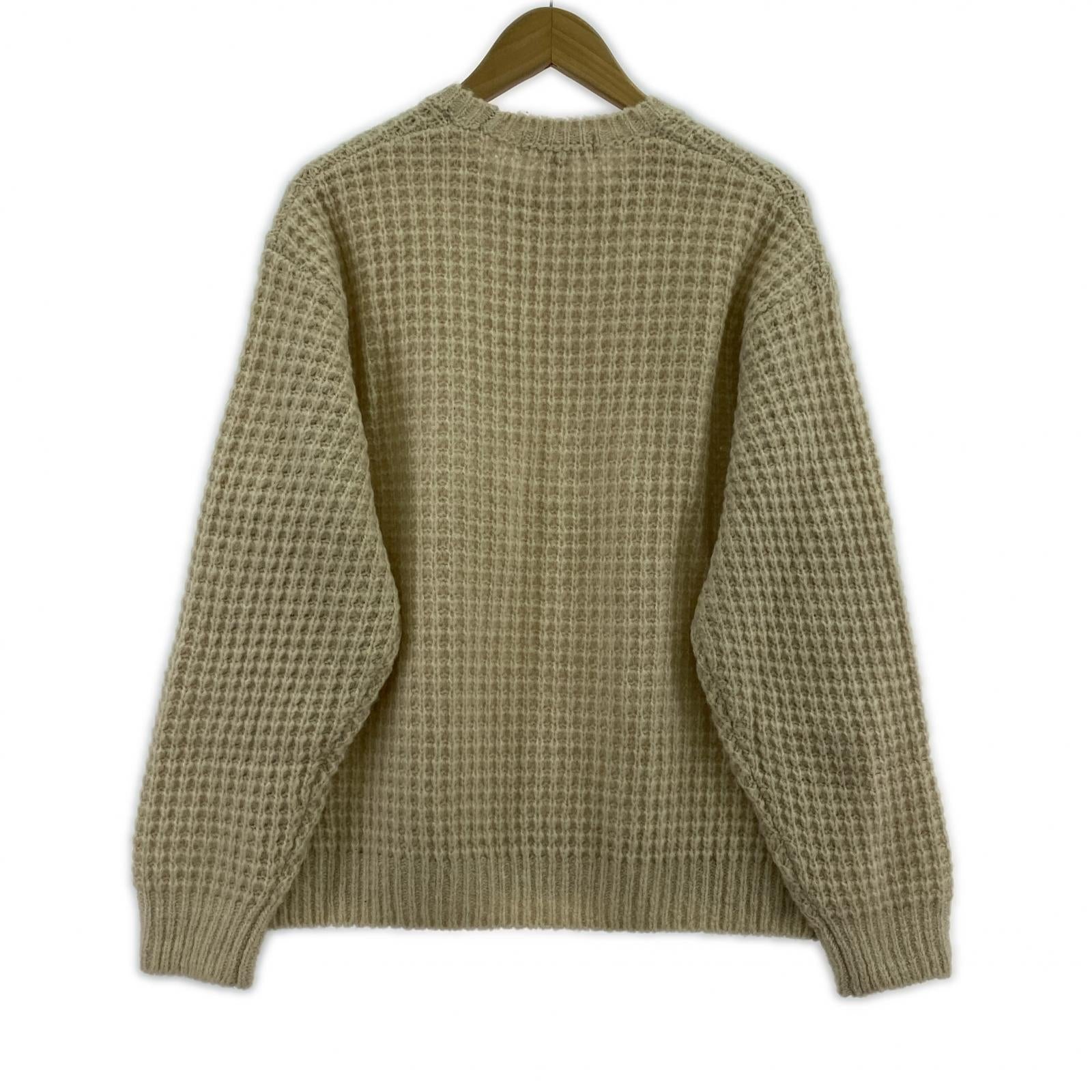 ニット SMALL BOX WAFFLE SWEATER M M