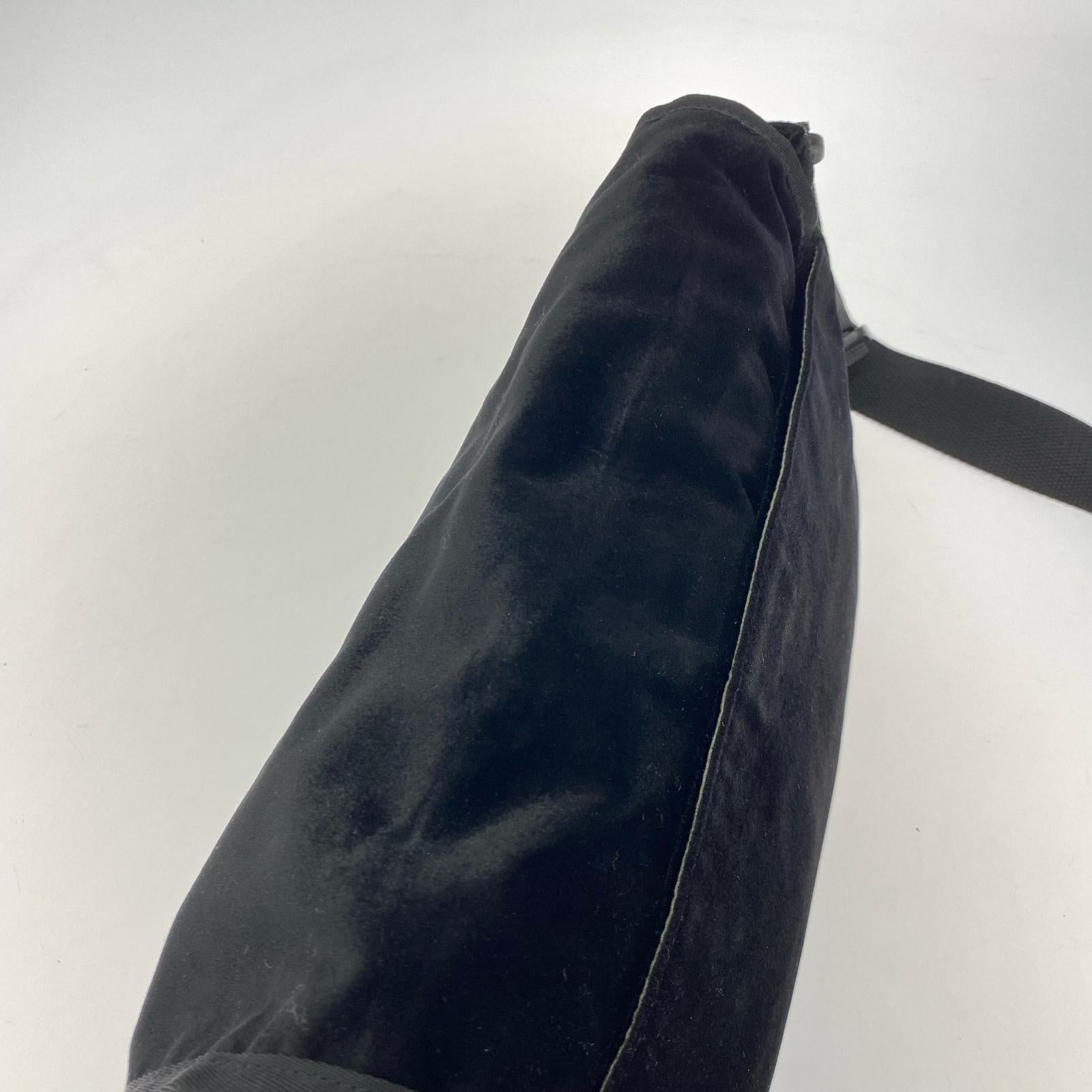 ショルダーバッグ VELVET MESSWENGER BAG BLACK ブラック