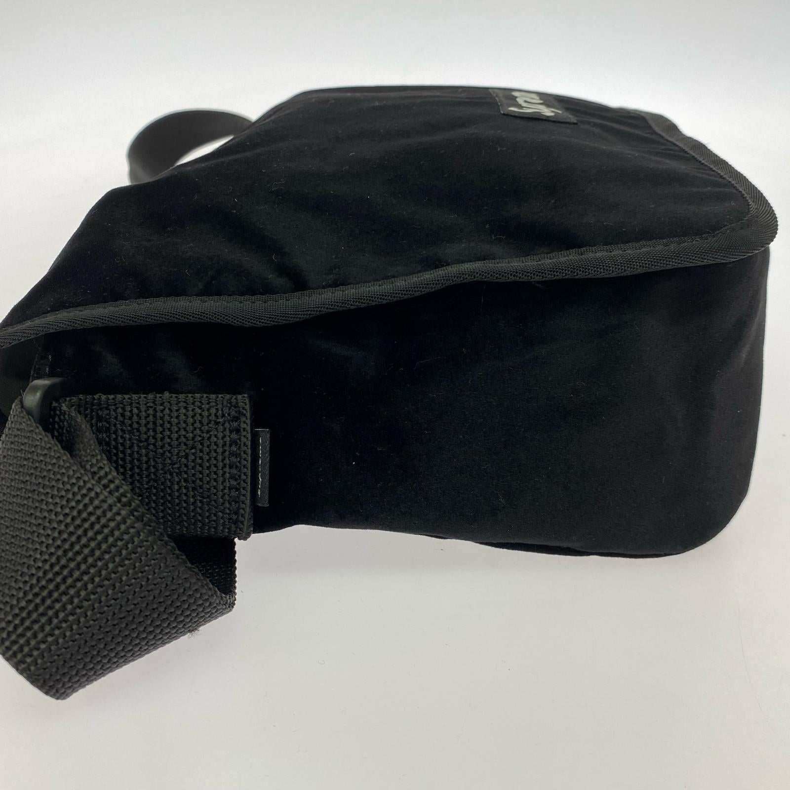 ショルダーバッグ VELVET MESSWENGER BAG BLACK ブラック