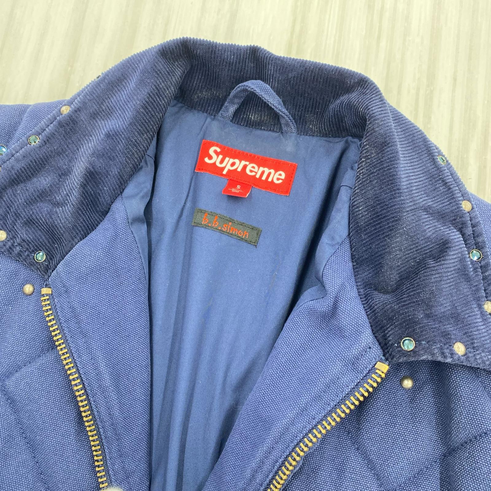 ジャケット b.b. Simon Quilted Work Jacket Navy S ネイビー