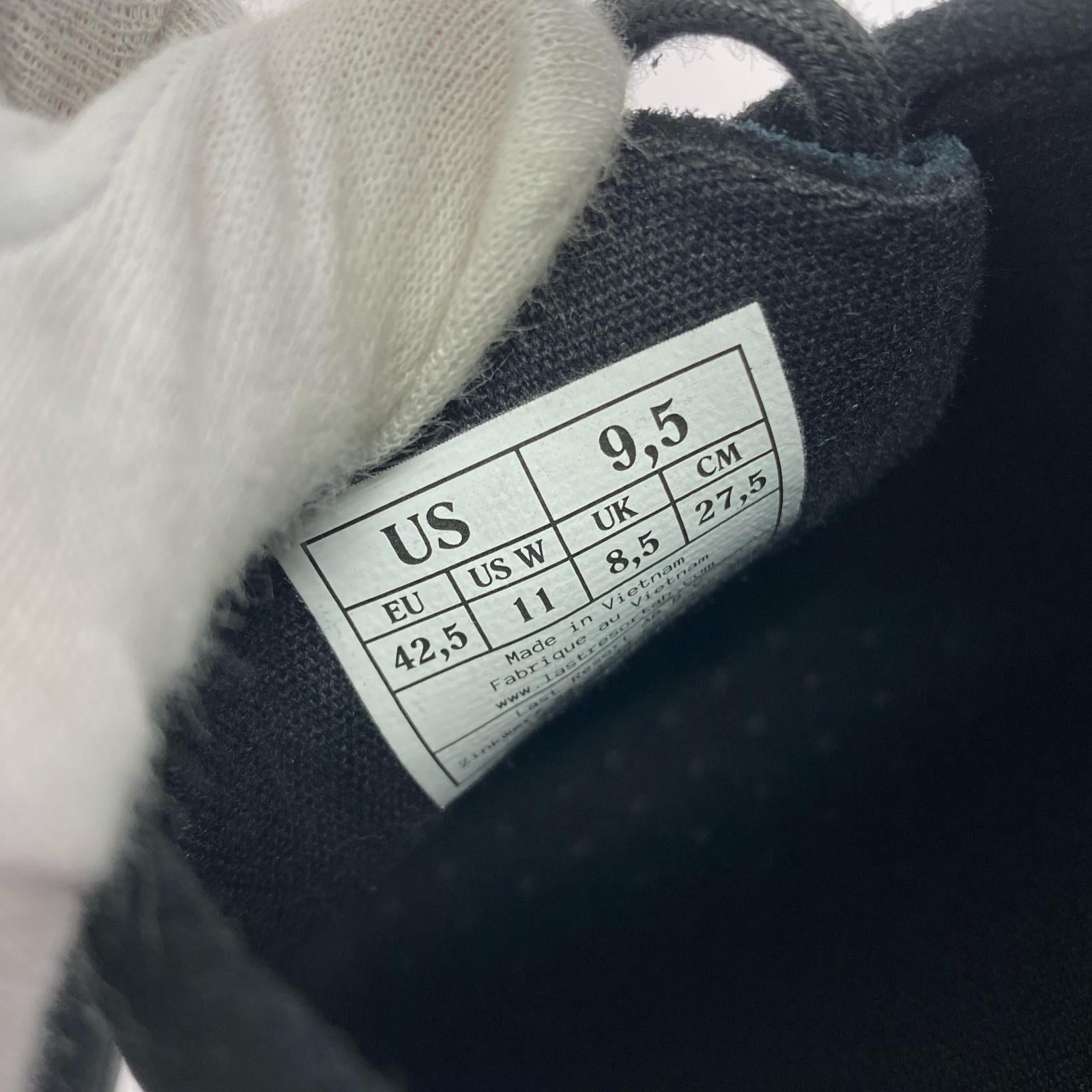 シューズ LAST RESORT AB スエードモックトゥ 9.5 ブラック 27.5cm (US9 1/2 UK9 EU45) ブラック