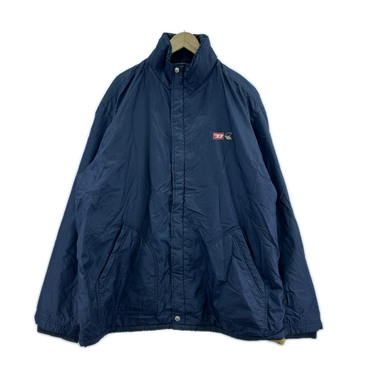 ジャケット 00s パンドラ期 バックロゴ 中綿ジャケット(XXL) ネイビー ネイビー