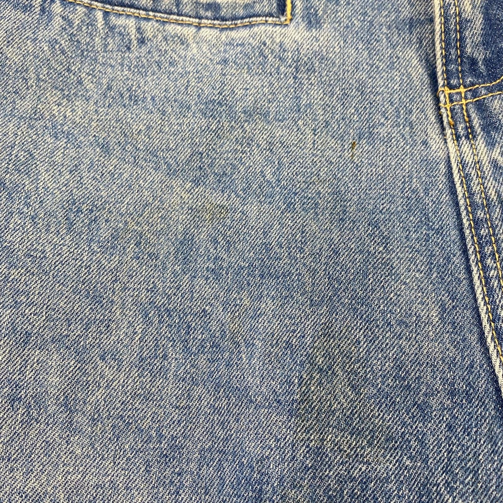 デニムパンツ Fax Copy Express Wide Leg Denim M ブルー