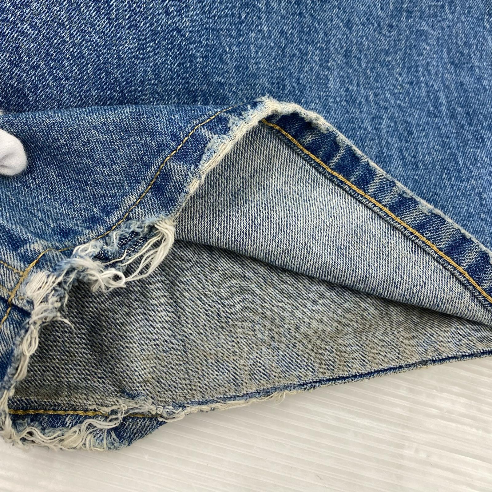 デニムパンツ Fax Copy Express Wide Leg Denim M ブルー
