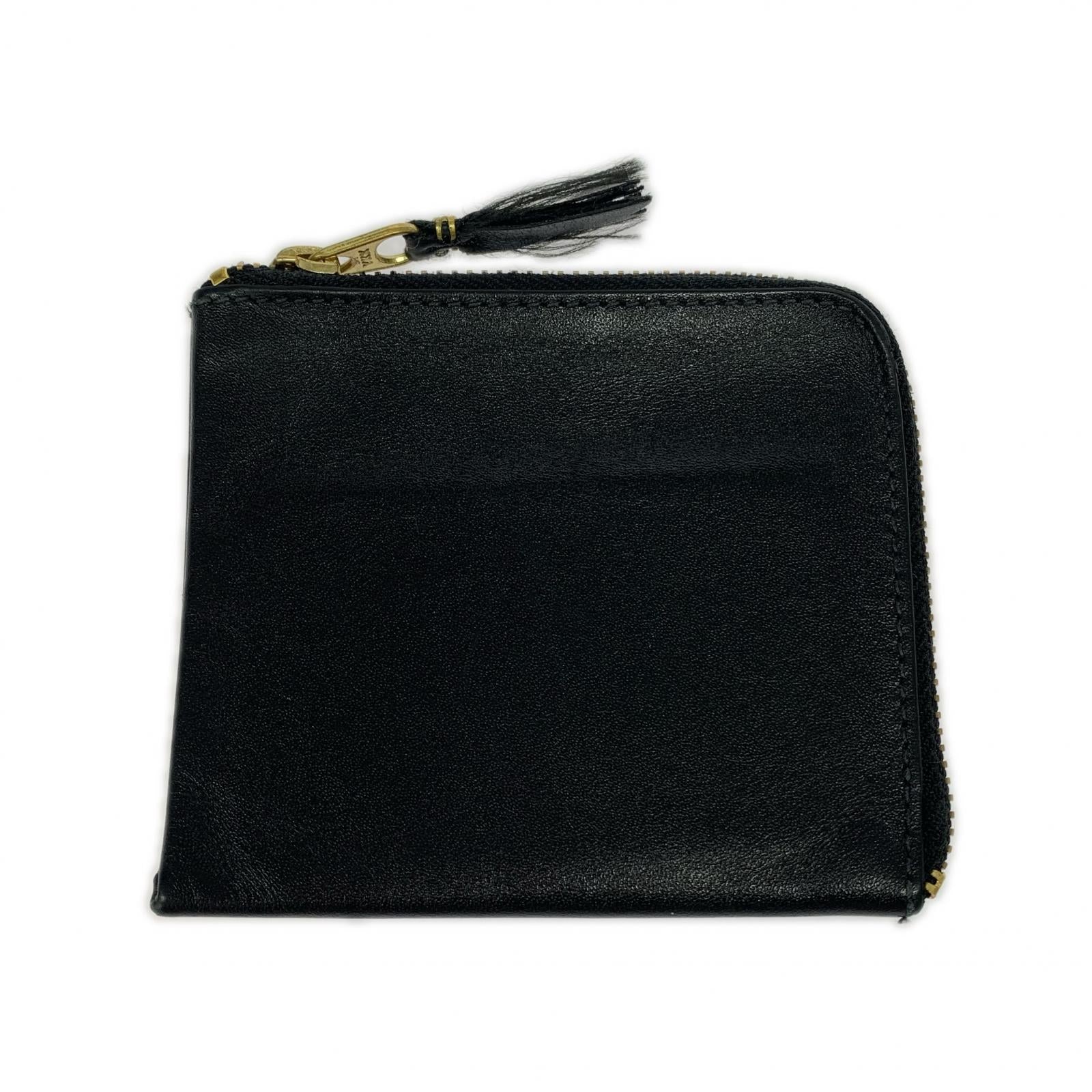 コインケース COMME des GARCONS ラウンド ジップ コンパクトウォレット ブラック ブラック
