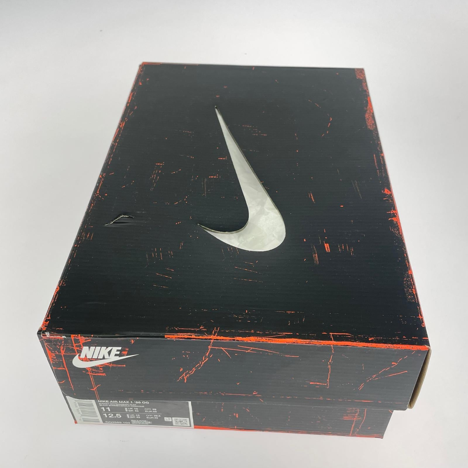 スニーカー AIR MAX 1 ’86 OG コズミッククレイ 29.0cm 29cm (US11 UK10 1/2 EU48)