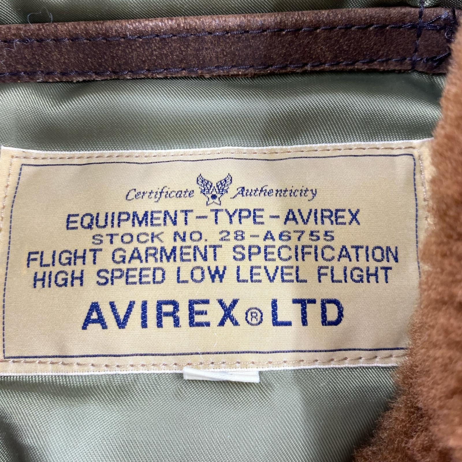 ジャケット AVIREX フライトジャケット M
