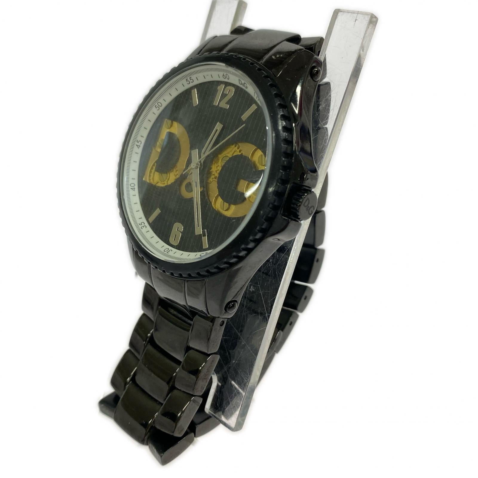 腕時計 DOLCE＆GABBANA メンズ時計 ブラック