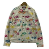 ジャケット GUESS×J.BALVIN マルチカラー ジャケット　白　M M ホワイト