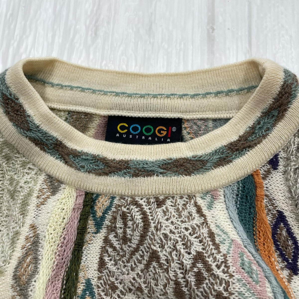 ニット COOGI 3Dニット 白系 (L) L