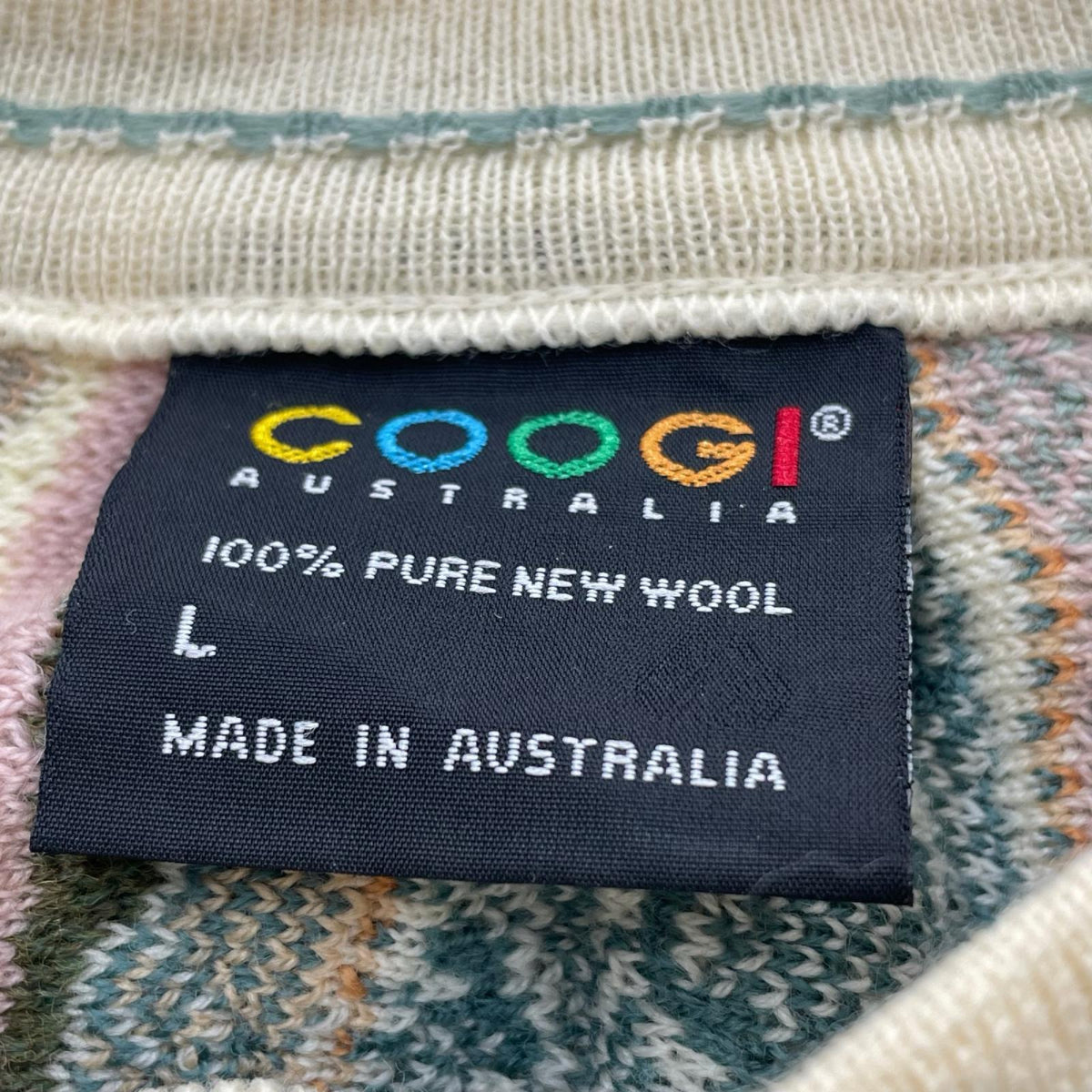 ニット COOGI 3Dニット 白系 (L) L