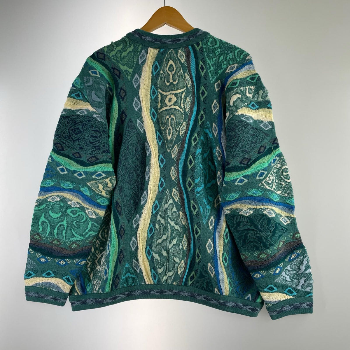 ニット COOGI 3Dニット 緑系 (S) S