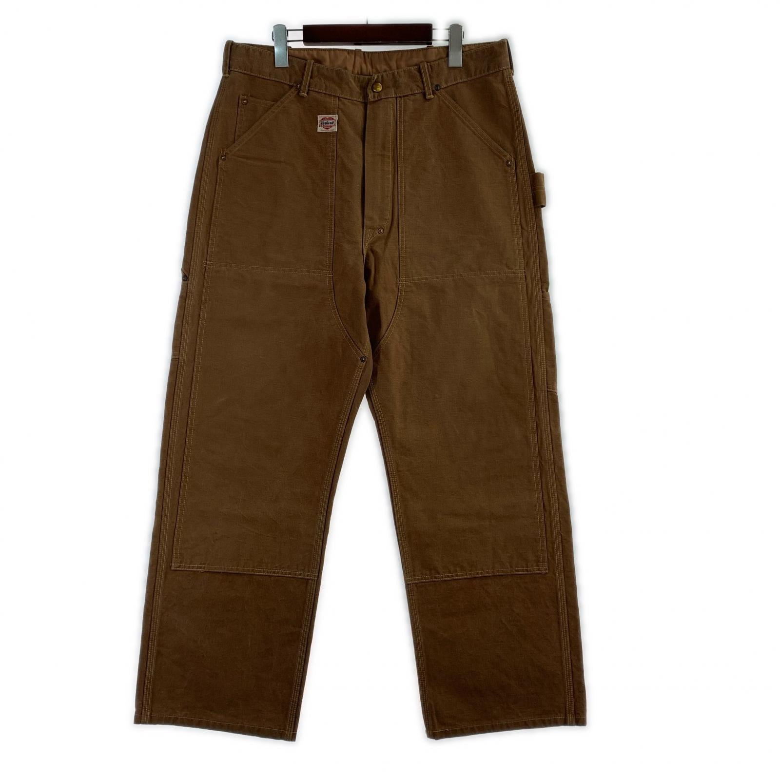 パンツ 40s 復刻 ハートタグ ダック ペインター 34×34 34 ブラウン