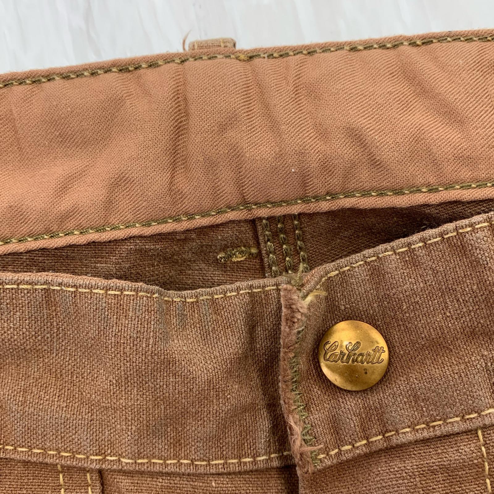 パンツ 40s 復刻 ハートタグ ダック ペインター 34×34 34 ブラウン