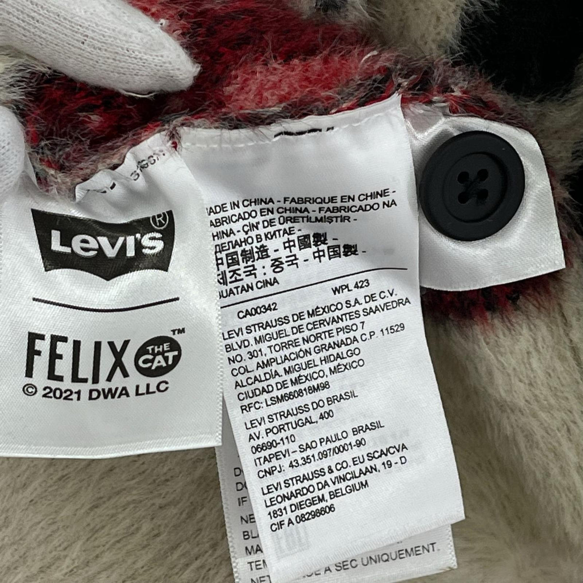 カーディガン ×FELIX 総柄 S マルチカラー