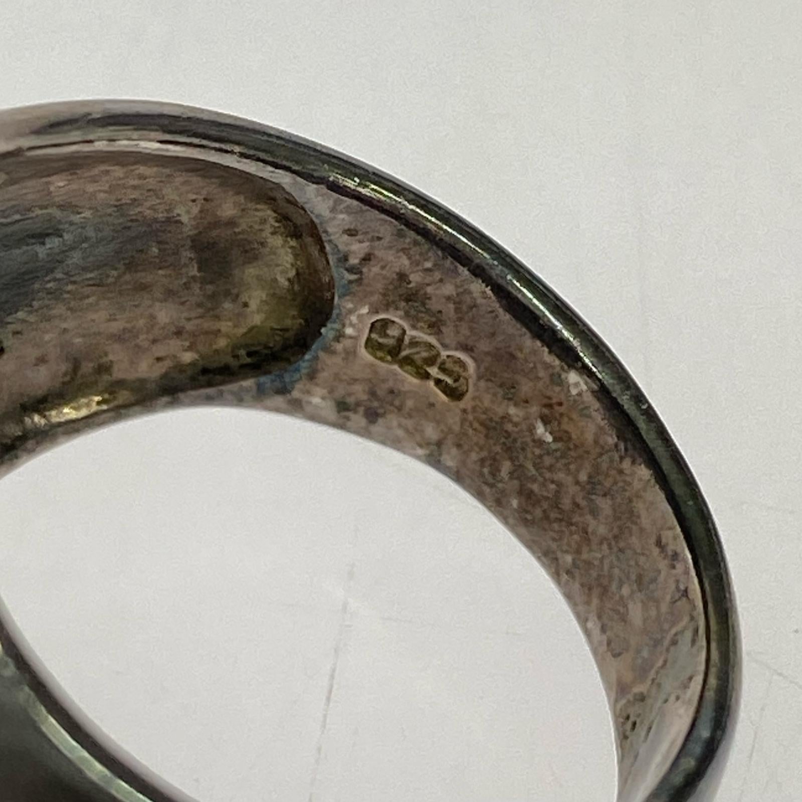 リング・指輪 925 スカルスペード 15号 シルバー