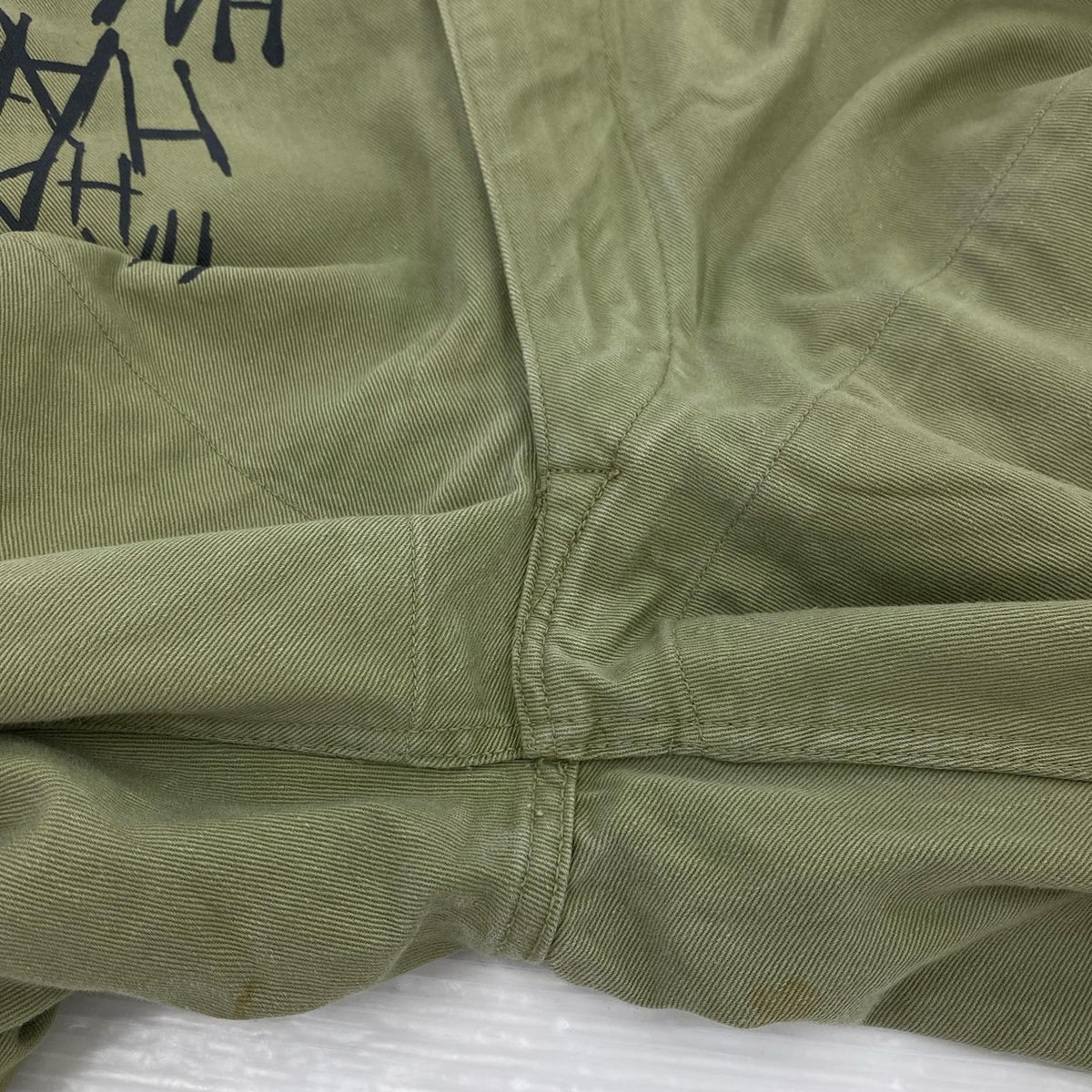 パンツ 50s~60s LIGHTNINGジップ シンチバック メモリアルパンツ グリーン