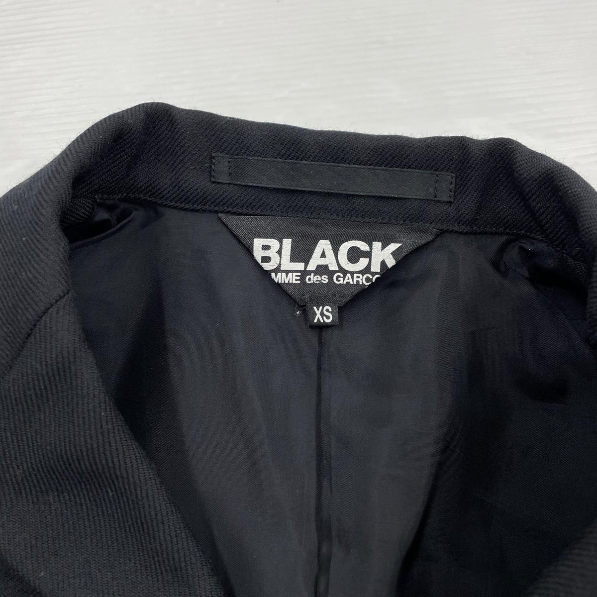 ジャケット 切り込み加工 黒 (XS) ブラック