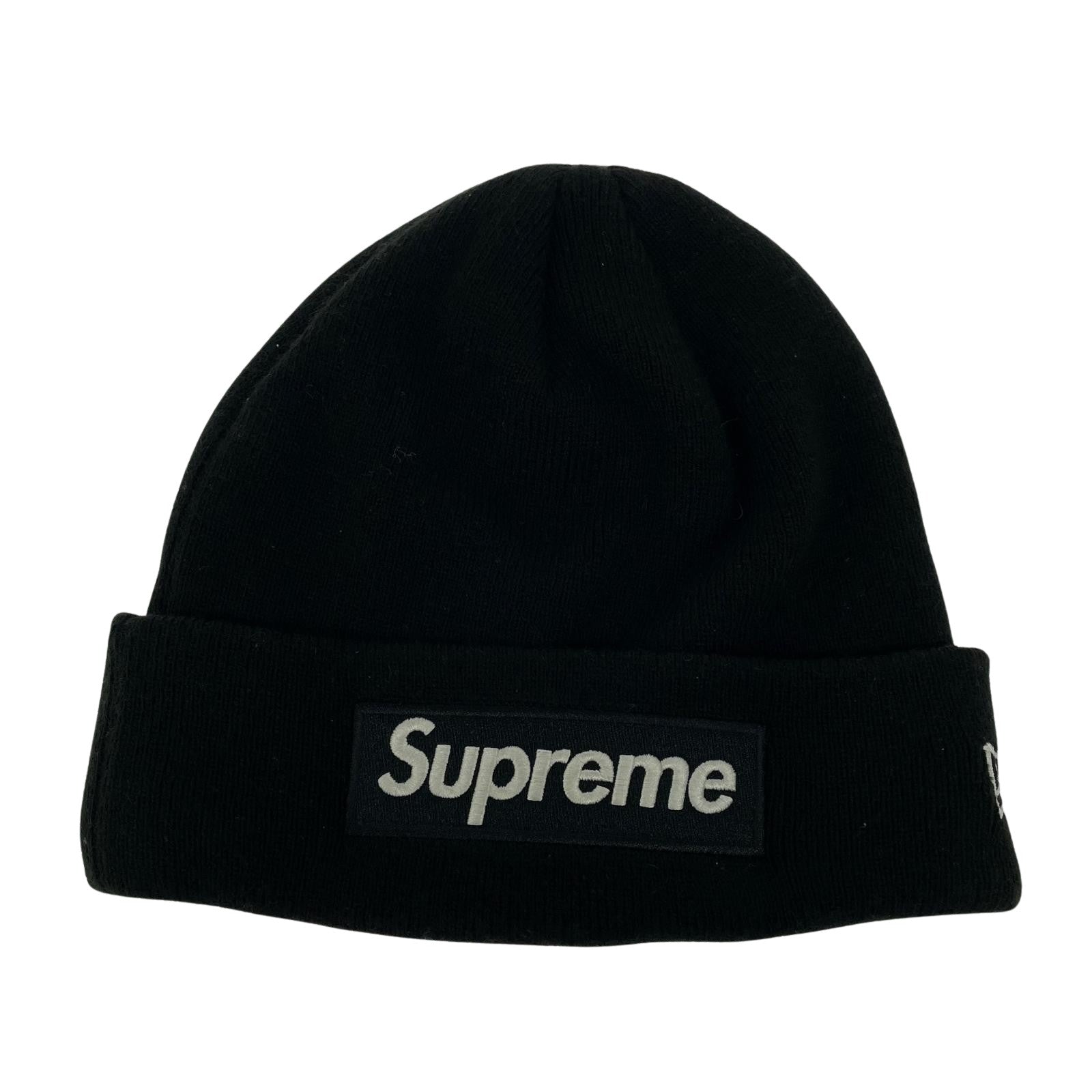ニットキャップ NEW ERA BOX LOGO BEANIE ブラック