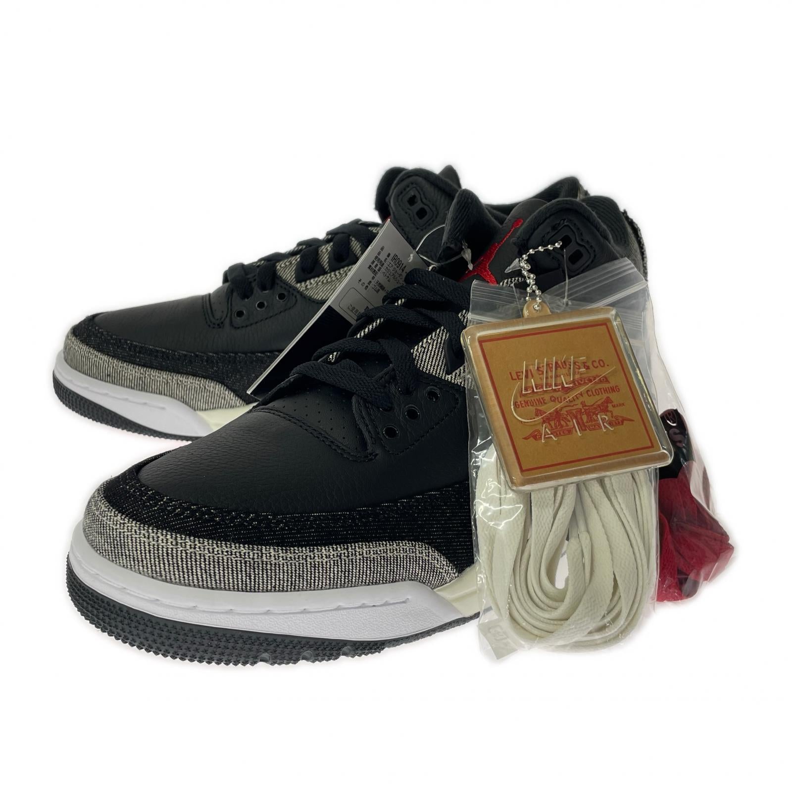 スニーカー AIR JORDAN 3 RTR LSC BLK SP LEVIS 27cm 27cm (US9 UK8 1/2 EU44) ブラック