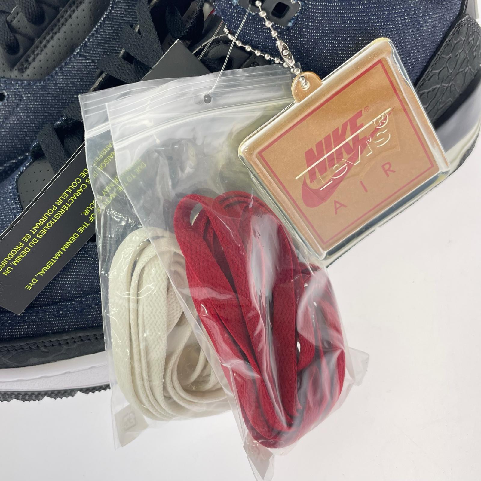 スニーカー AIR JORDAN 3 RTR LSC INDIGO SP LEVIS 27 27cm (US9 UK8 1/2 EU44) ブルー