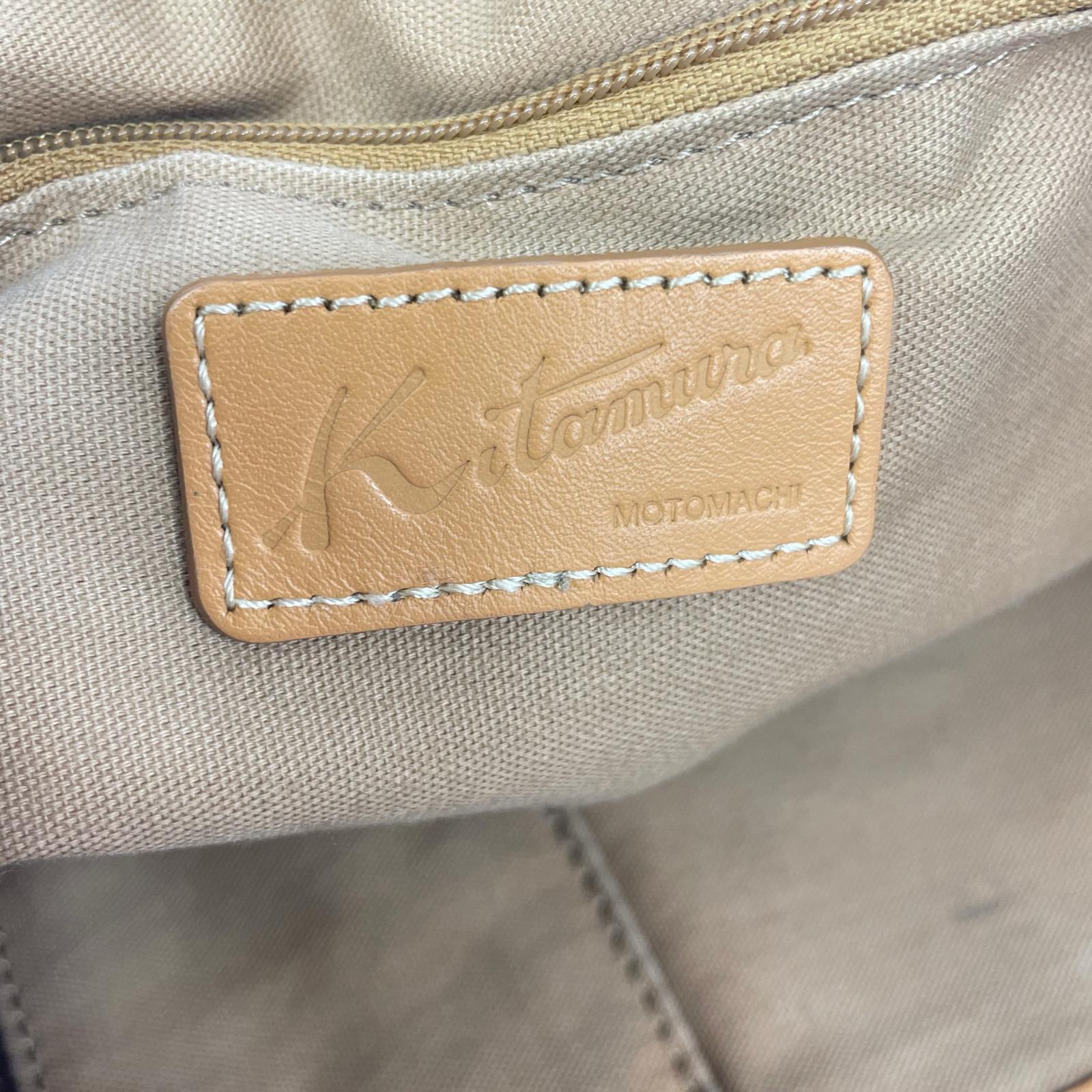 ショルダーバッグ Kitamura ナイロン×レザー ショルダーバッグ ネイビー ネイビー