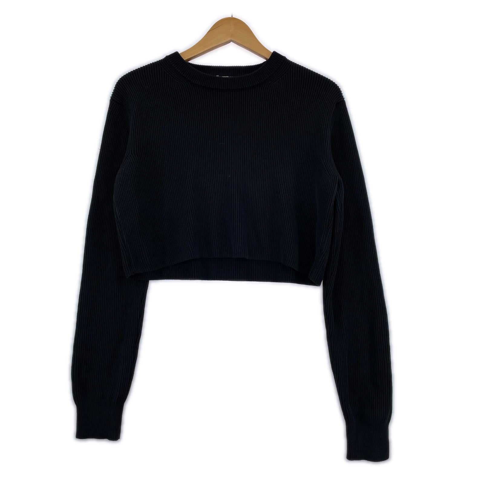 ニット SUPER HARD TWIST RIB KNIT SHORT 1 ブラック