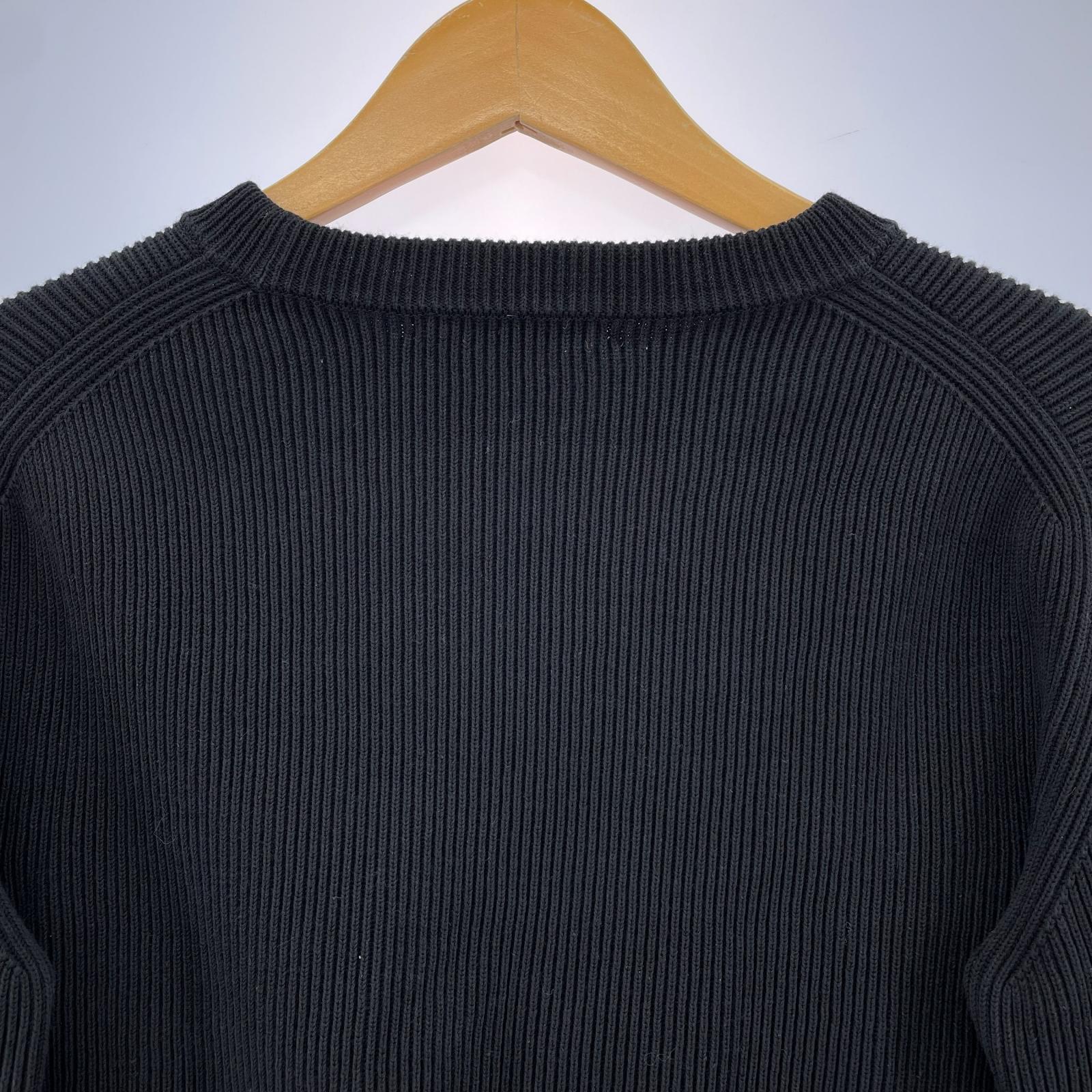 ニット SUPER HARD TWIST RIB KNIT SHORT 1 ブラック