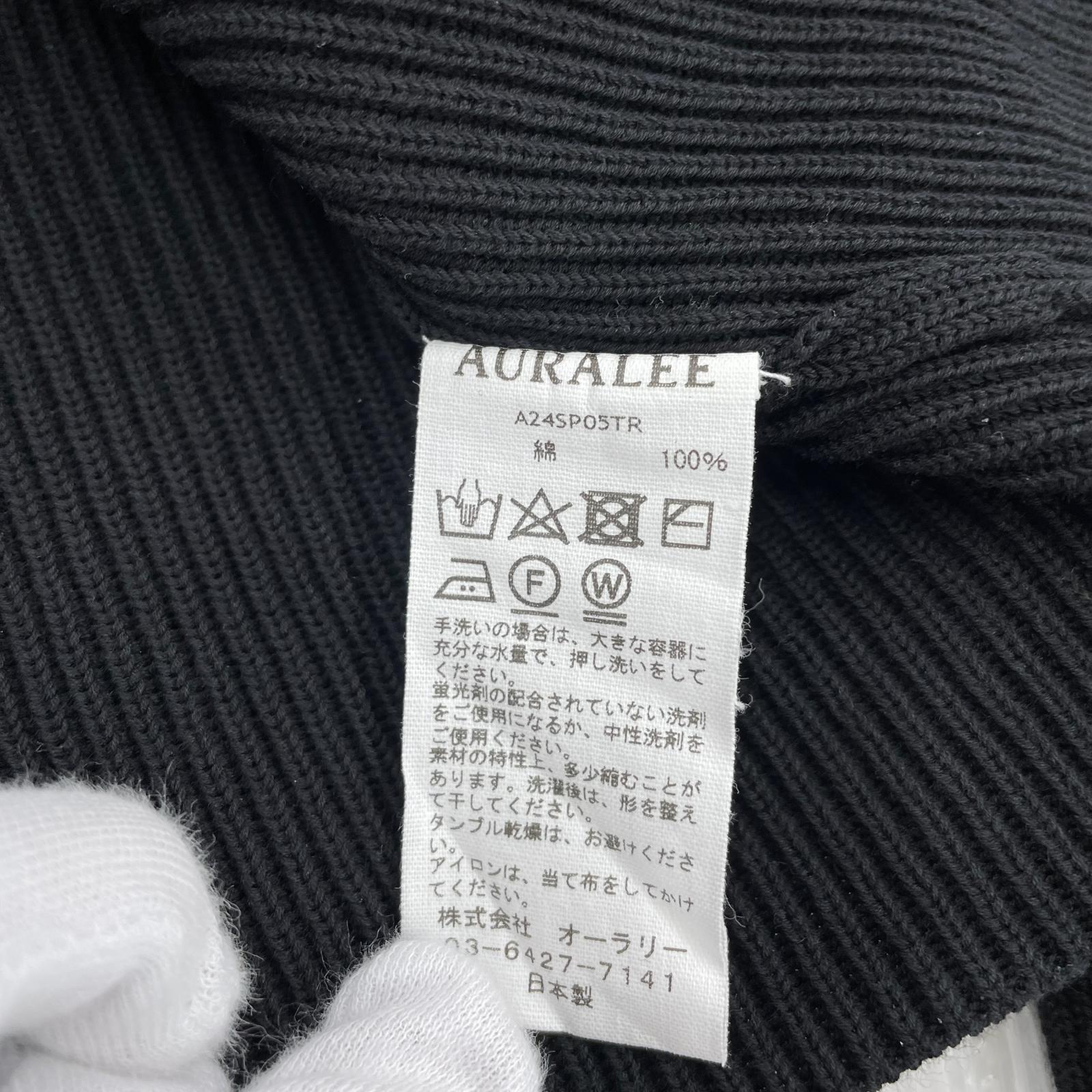 ニット SUPER HARD TWIST RIB KNIT SHORT 1 ブラック
